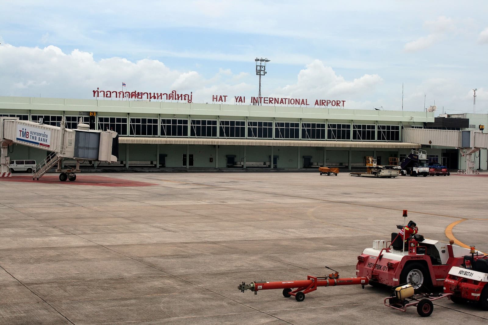 The terminal building of Hat Yai International Airport